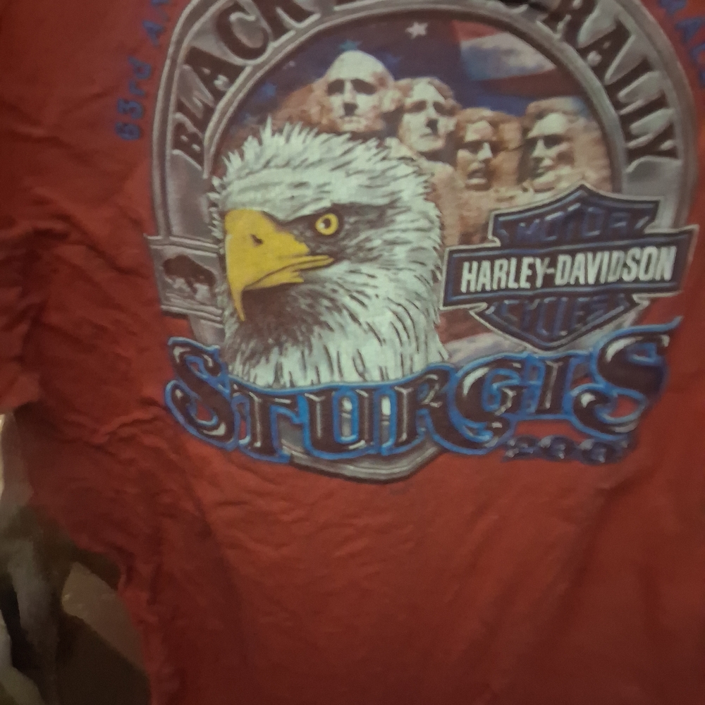 Harley-Davidson Red Graphic T-Shirt